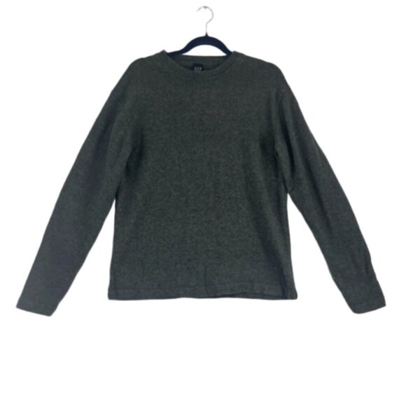 Gap Grey Lambswool Crewneck Women's Sweater - Picture 1 of 13